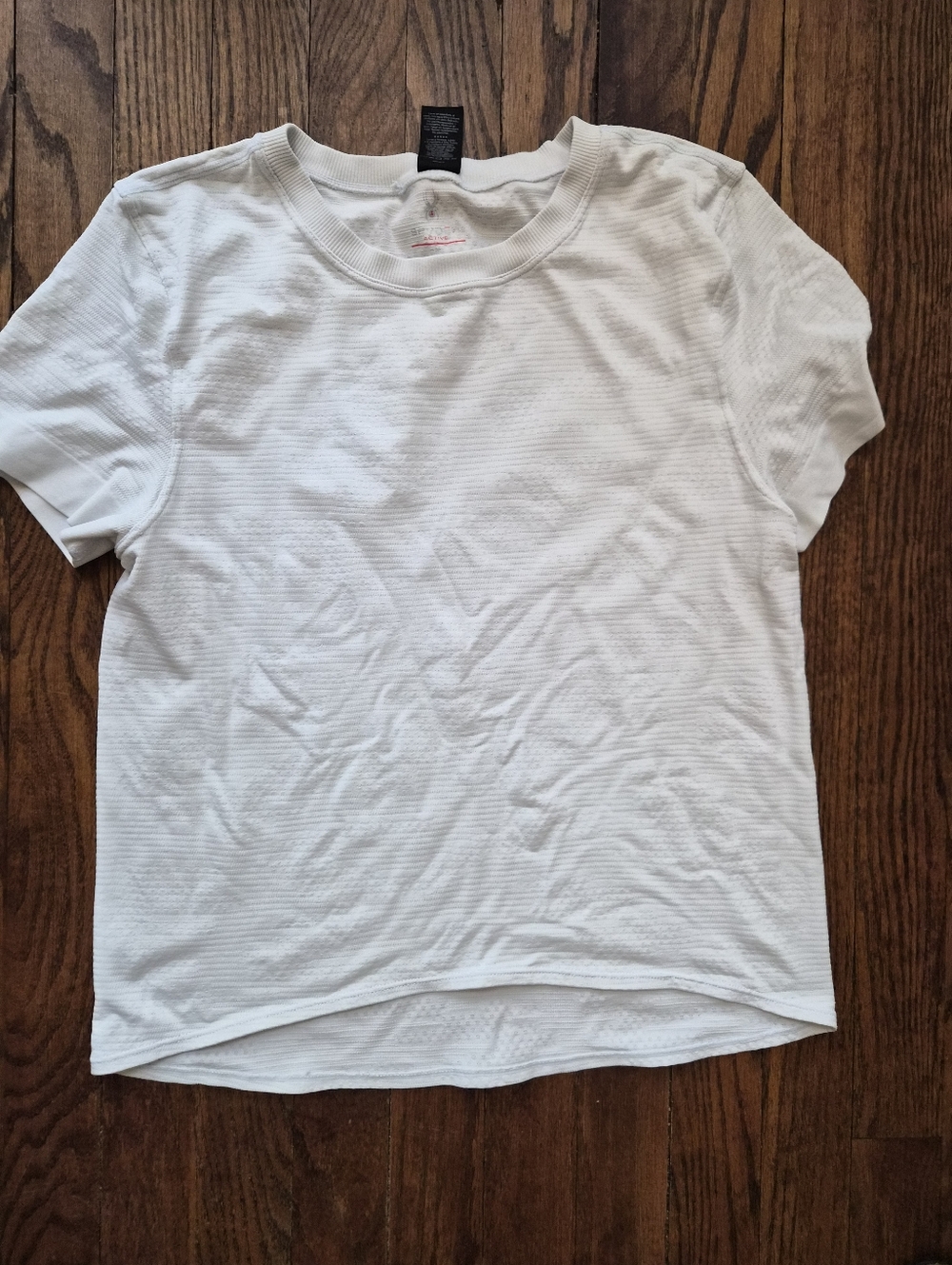 Spyder Active Performance Top Medium White Athletic Workout Shirt